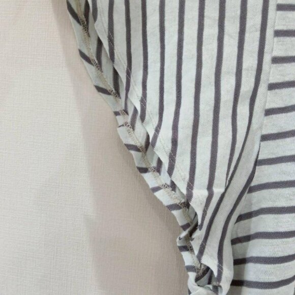 To Bila Casual Striped Top T-shirt Cotton - Picture 4 of 5